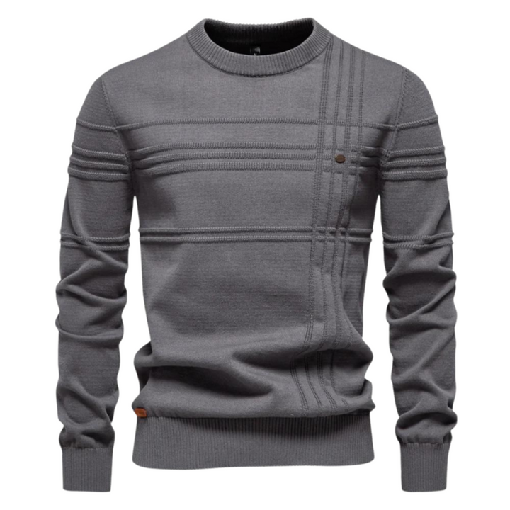 Novira London  | Men’s sweater with check pattern