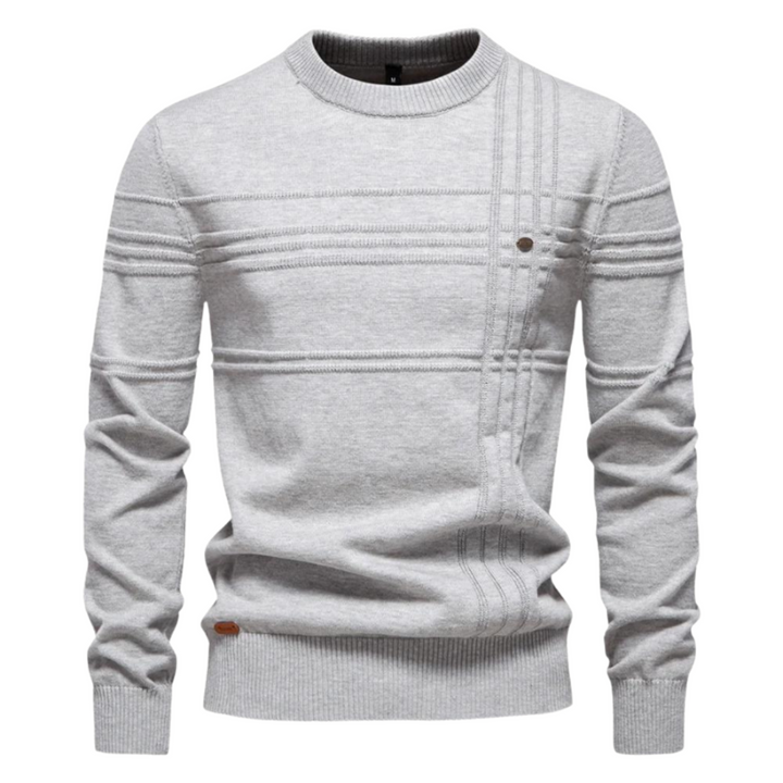 Novira London  | Men’s sweater with check pattern