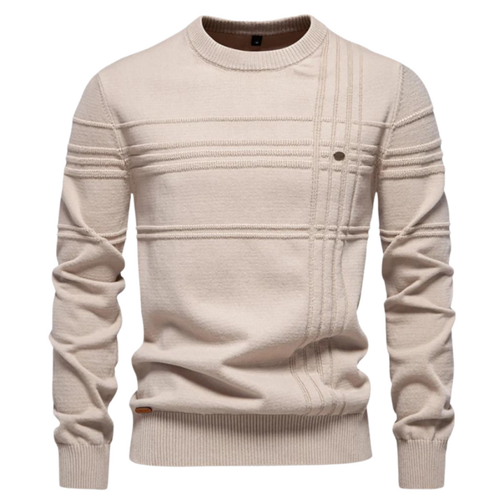 Novira London  | Men’s sweater with check pattern