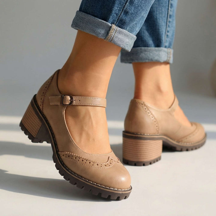 Lottie | T-Strap Mary Jane Heels