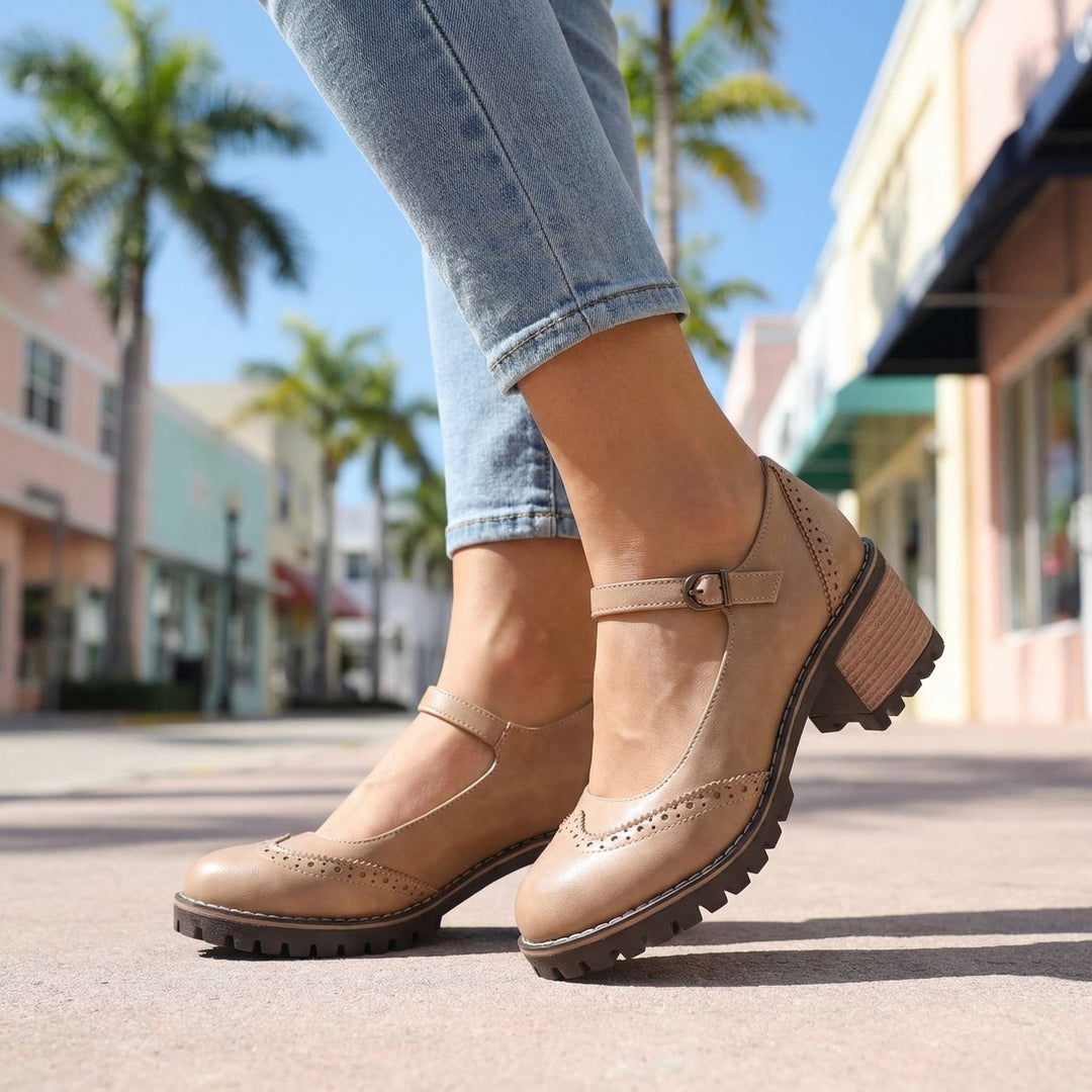Lottie | T-Strap Mary Jane Heels