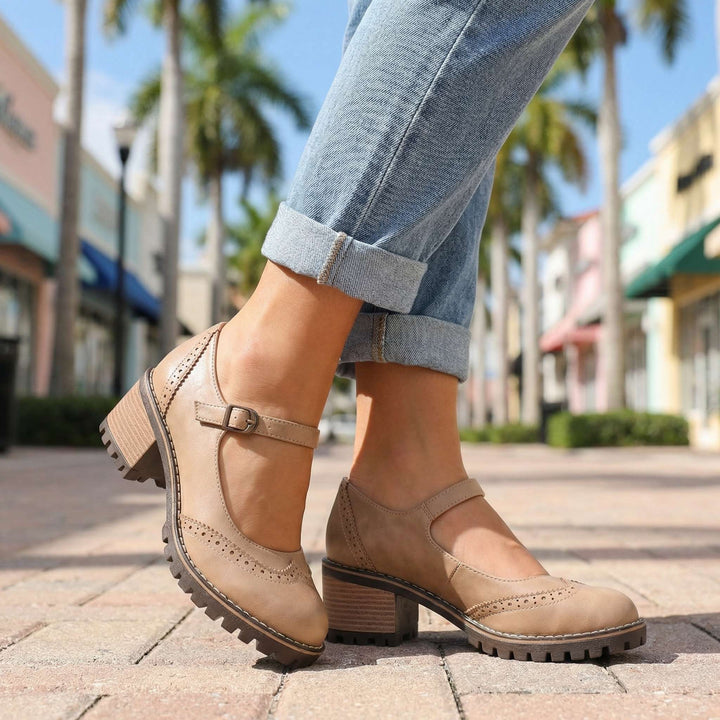 Lottie | T-Strap Mary Jane Heels