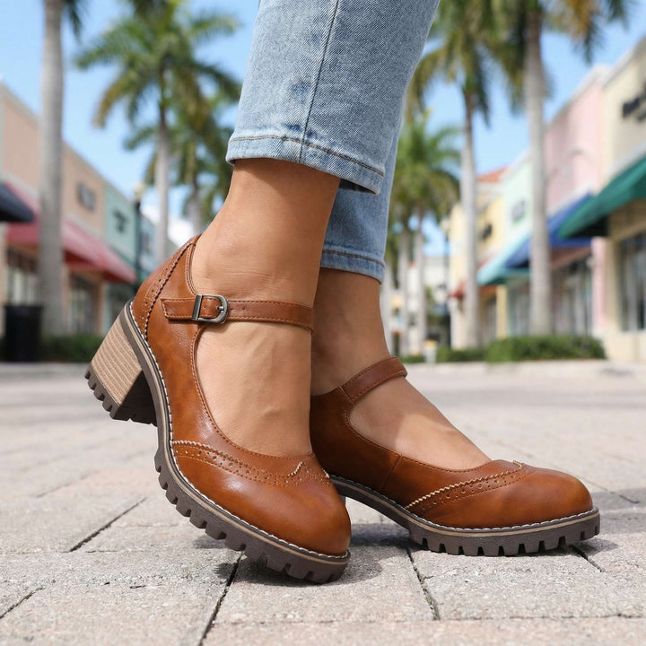 Lottie | T-Strap Mary Jane Heels