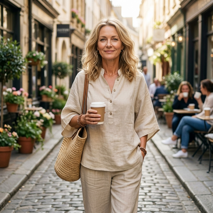 Isla - Cotton Linen Casual Set