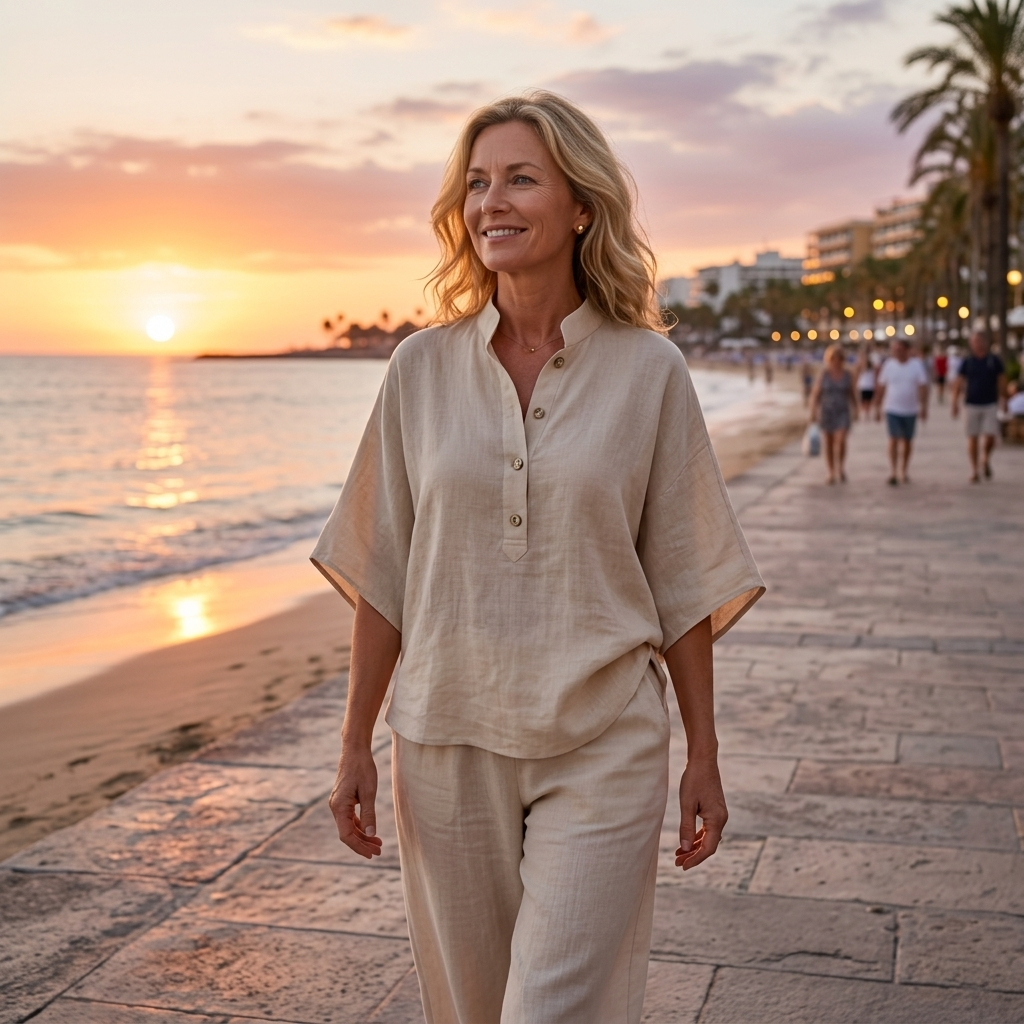 Isla - Cotton Linen Casual Set
