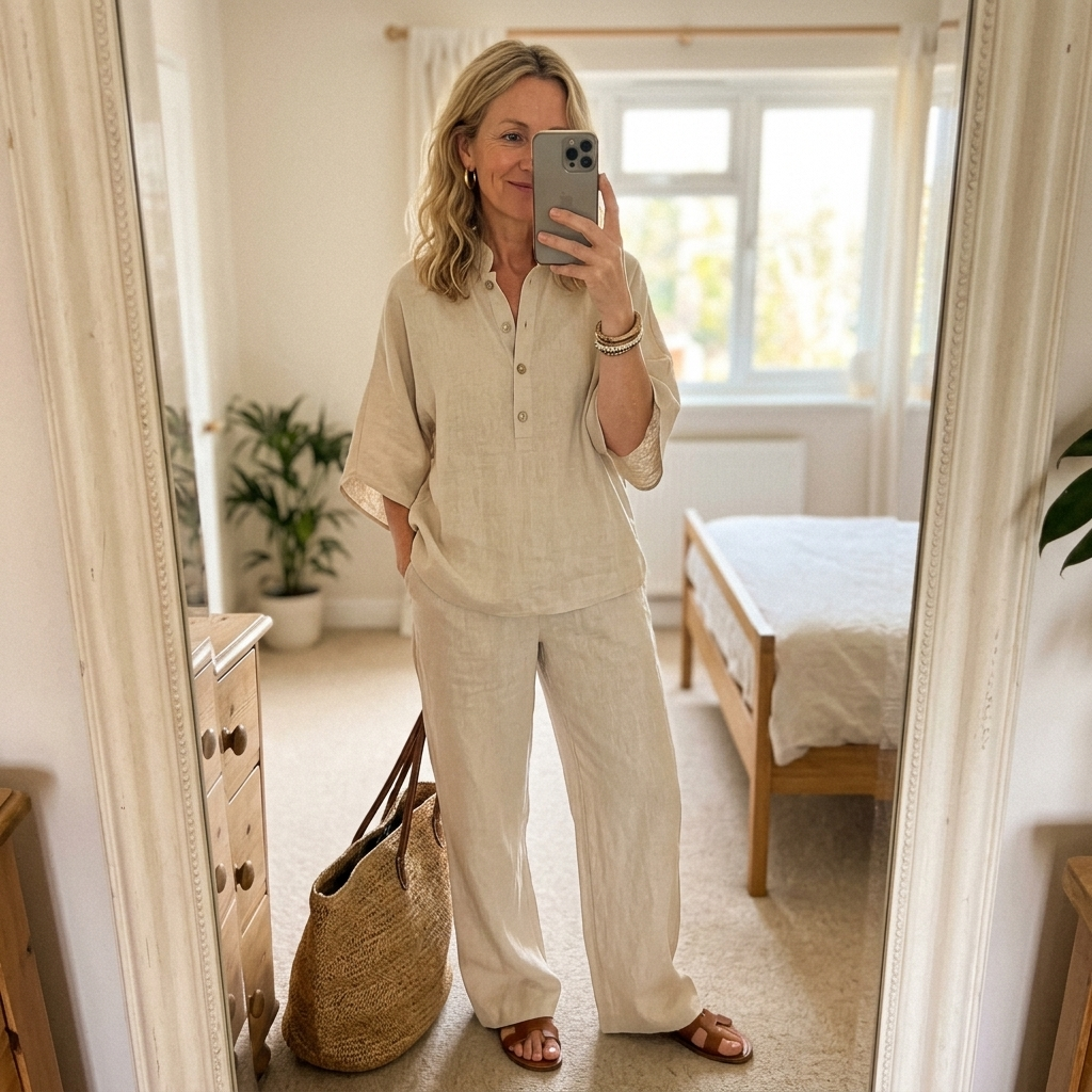 Isla - Cotton Linen Casual Set