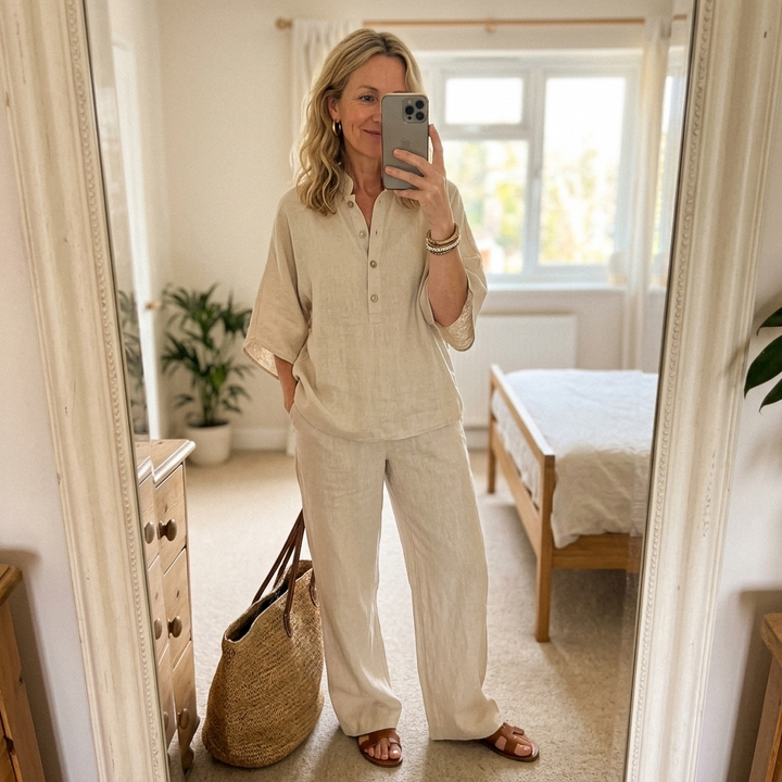 Isla - Cotton Linen Casual Set