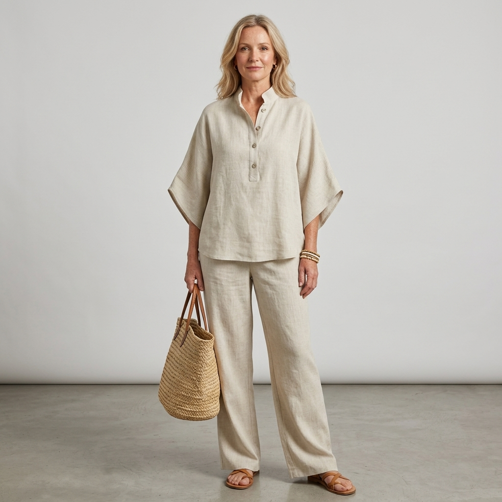 Isla - Cotton Linen Casual Set