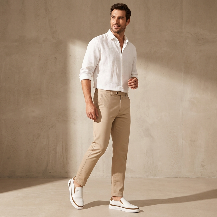 Milano™ | Leather Slip-On Sneakers for Men