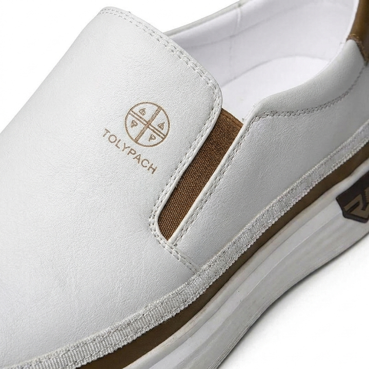 Milano™ | Leather Slip-On Sneakers for Men