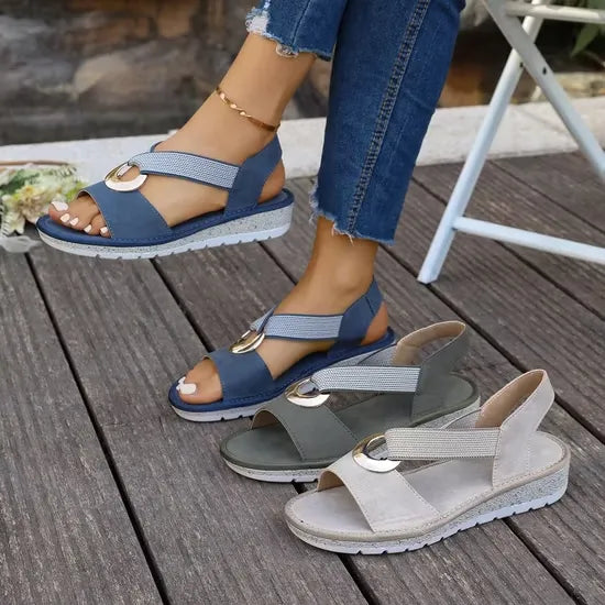 Lunara | Elegant Adjustable Support Sandals