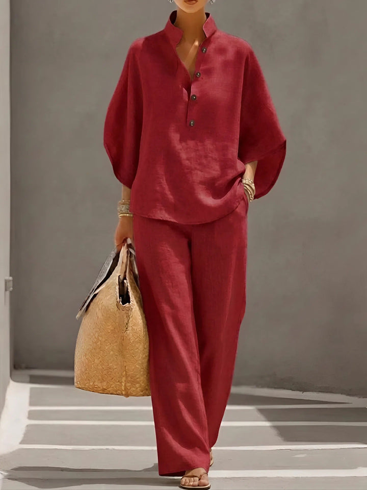 Isla - Cotton Linen Casual Set