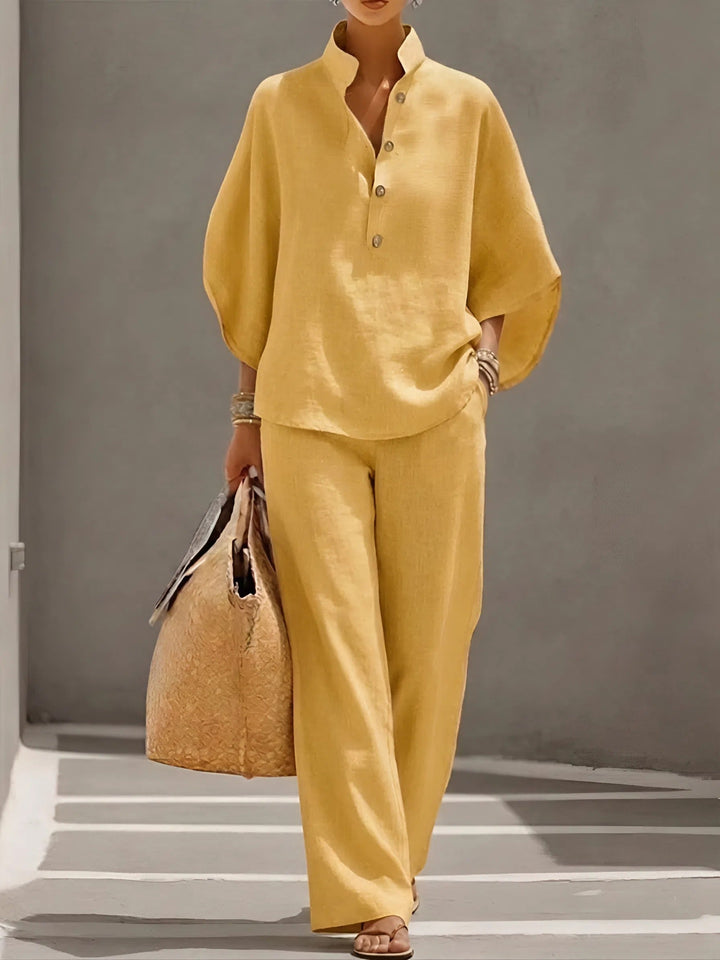 Isla - Cotton Linen Casual Set